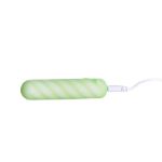 Picture of SOFTIES - DUAL SILICONE BULLET - GREEN SWIRL