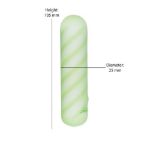 Picture of SOFTIES - DUAL SILICONE BULLET - GREEN SWIRL