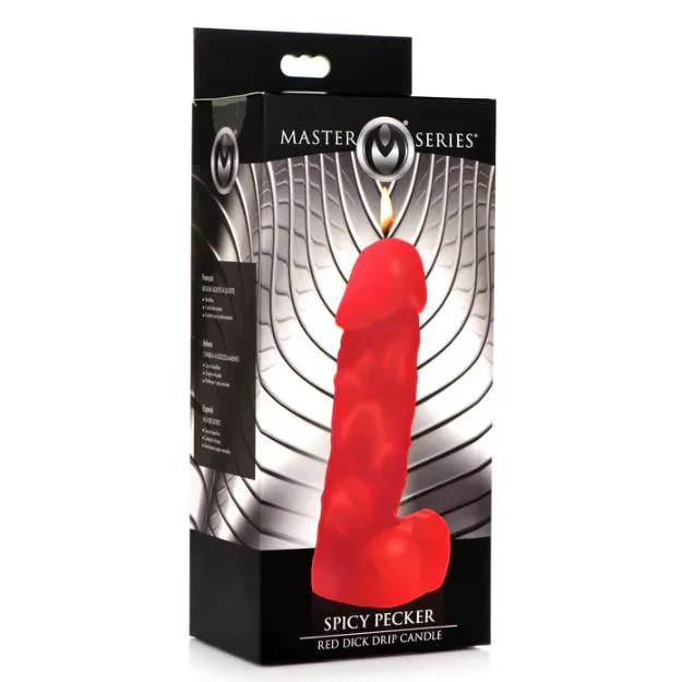 Picture of MASTERSERIES - Spicy Dick Drip Canle - Red