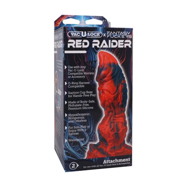 Picture of VAC - U - LOCK - FANTASY F*CKERS RED RAIDER DILDO