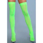 Picture of BE - WICKED - OPAQUE NYLON THIGH HIGHS - NEON GREEN