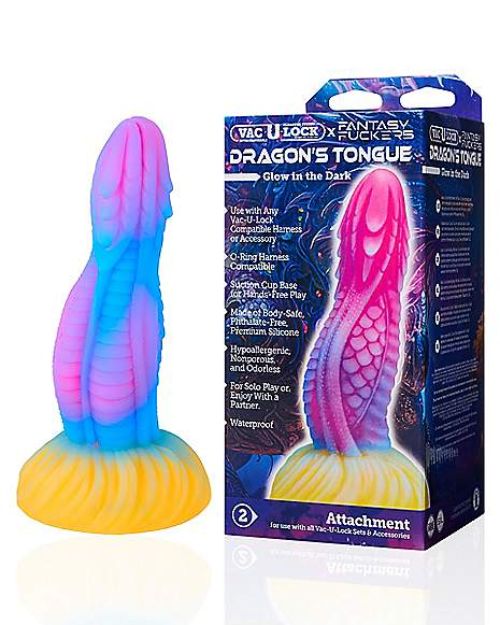 Picture of VAC - U - LOCK - FANTASY F*CKERS Glow in the Dark - Dragon's Tongue