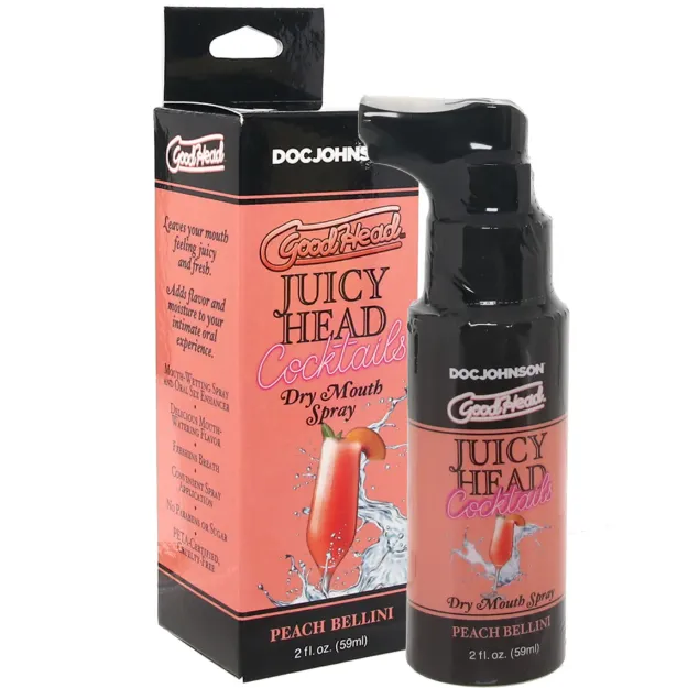 Picture of GoodHead - Juicy Head Cocktails Dry Mouth Spray - Peach Bellini