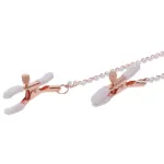 Picture of Sex & Mischief - Peaches 'n CreaMe Collar with Nipple Clamps