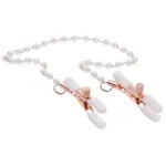 Picture of Sex & Mischief - Peaches 'n CreaMe Pearl Nipple Clamps
