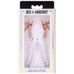 Picture of Sex & Mischief - Peaches 'n CreaMe Pearl Nipple Clamps