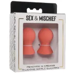Picture of Sex & Mischief - Peaches 'n CreaMe Silicone Nipple Suckers