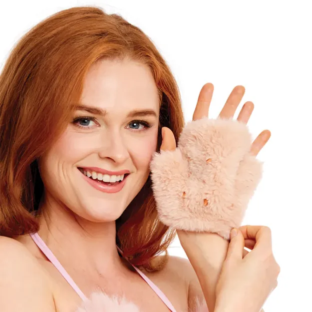 Picture of Sex & Mischief - Peaches 'n CreaMe Spiked Sensory Glove