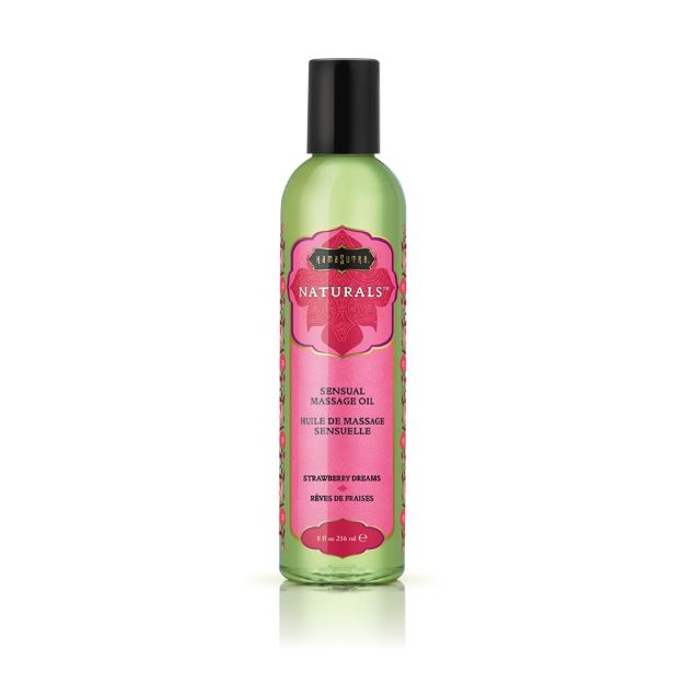 Picture of KAMASUTRA NATURALS MASSAGE OIL STRAWBERRY DREAMS 8 oz