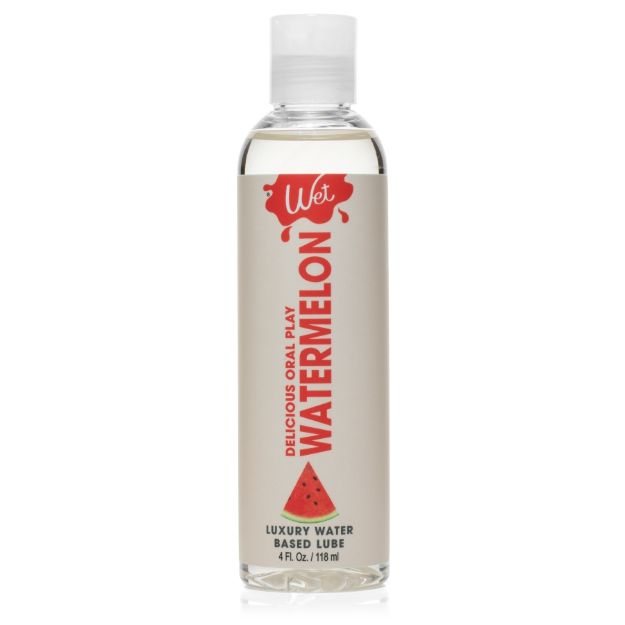 Picture of WET Delicious Oral Play Watermelon Waterbased Flavored Lubricant 4Fl.oz/118ml