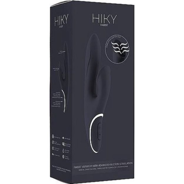 Picture of SHOTS - HIKY RABBIT VIBRATOR - Slate