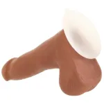 Picture of The Realistic 7 Inch Cock with Balls - Caramel