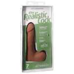 Picture of The Realistic 7 Inch Cock with Balls - Caramel