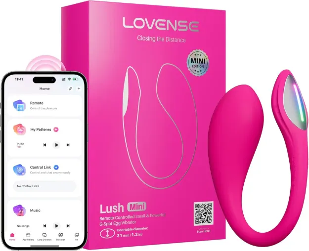 Picture of LOVENSE LUSH MINI REMOTE CONTOL VIBRATOR - PINK