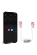 Picture of Lovense - Gemini Bluetooth Adjustable Vibrating Nipple Clamps - Pink