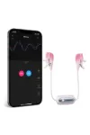 Picture of Lovense - Gemini Bluetooth Adjustable Vibrating Nipple Clamps - Pink