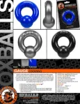 Picture of Oxballs - Cock Ring - Gauge - Blue