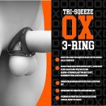 Picture of Oxballs - Tri-Squeeze 3-Ring Ballstretching Sling - Black Ice