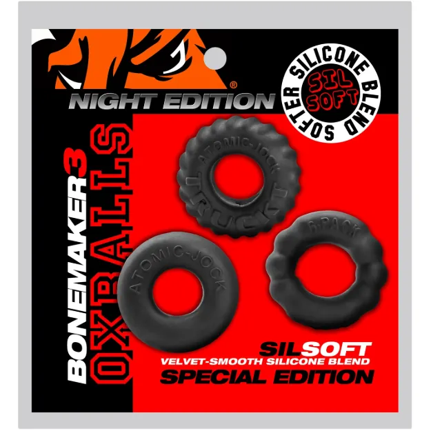 Picture of Oxballs - Bonemaker Rings 3pk - Night Edition
