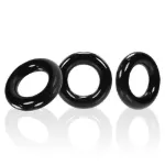 Picture of Oxballs - Fat Willy 3 Pack Jumbo Cockrings - Black