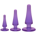Picture of Doc Johnson - Crystal Jellies - Anal Initiation 3 Piece Kit - Blue
