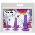 Picture of Doc Johnson - Crystal Jellies - Anal Initiation 3 Piece Kit - Blue