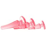 Picture of DOC JOHNSON - CRYSTAL JELLIES - ANAL INITIATION 3 PIECE KIT - PINK