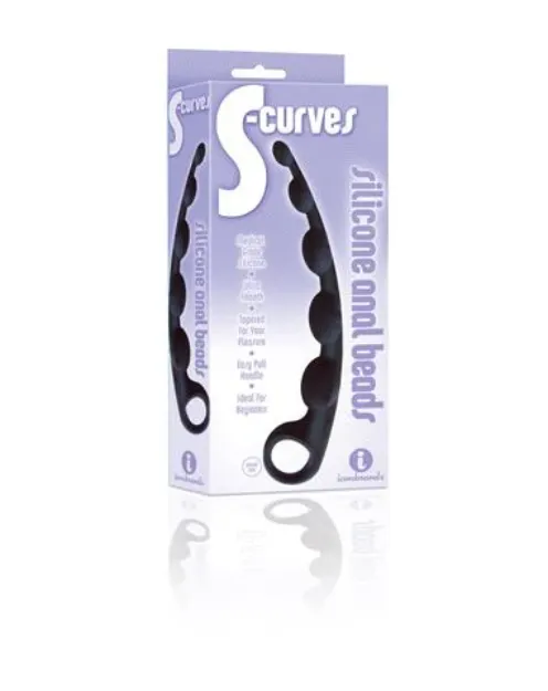 Picture of S-Curves - Curved Silicone Anal Beads