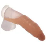 Picture of Blue Line- Super Real Penis Extension Sleeve - 5.25"
