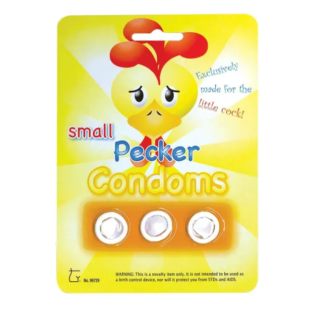 Picture of SMALL PECKER CONDOMS 3PK