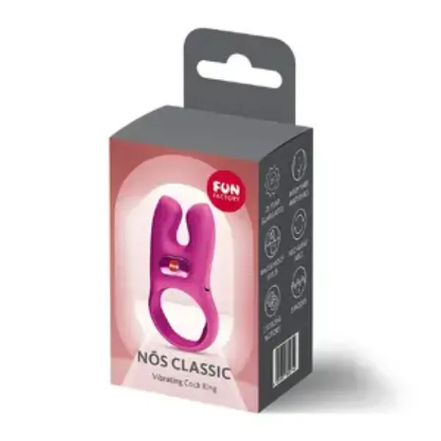 Picture of Fun Factory NOS Classic Vibrating Cock Ring - Magenta